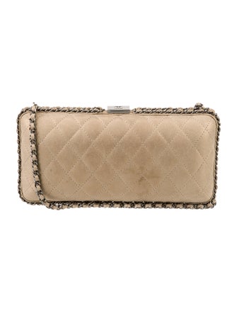 Chanel Quilted Evening Clutch on Chain