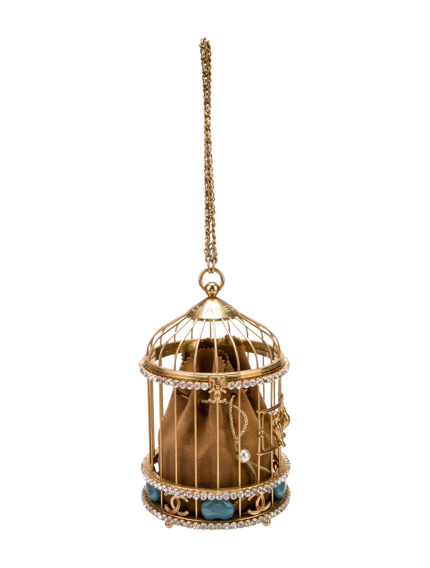 Chanel Bird Cage Minaudiere Clutch