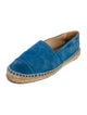 Chanel Interlocking CC Logo Suede Espadrilles