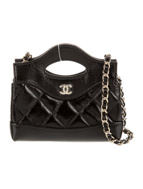 Chanel 2024 Quilted Mini 31 Clutch w/ Chain