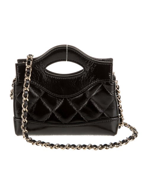 Chanel 2024 Quilted Mini 31 Clutch w/ Chain