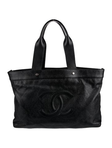 Chanel Totes Perforated CC Tote