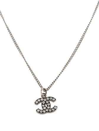 Chanel Strass CC Pendant Necklace