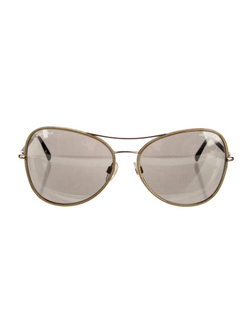 Chanel Aviator Mirrored Sunglasses