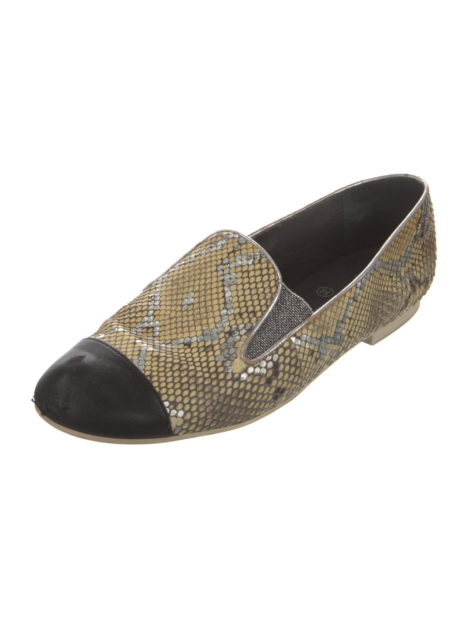 Chanel 2015 Interlocking CC Logo Loafers