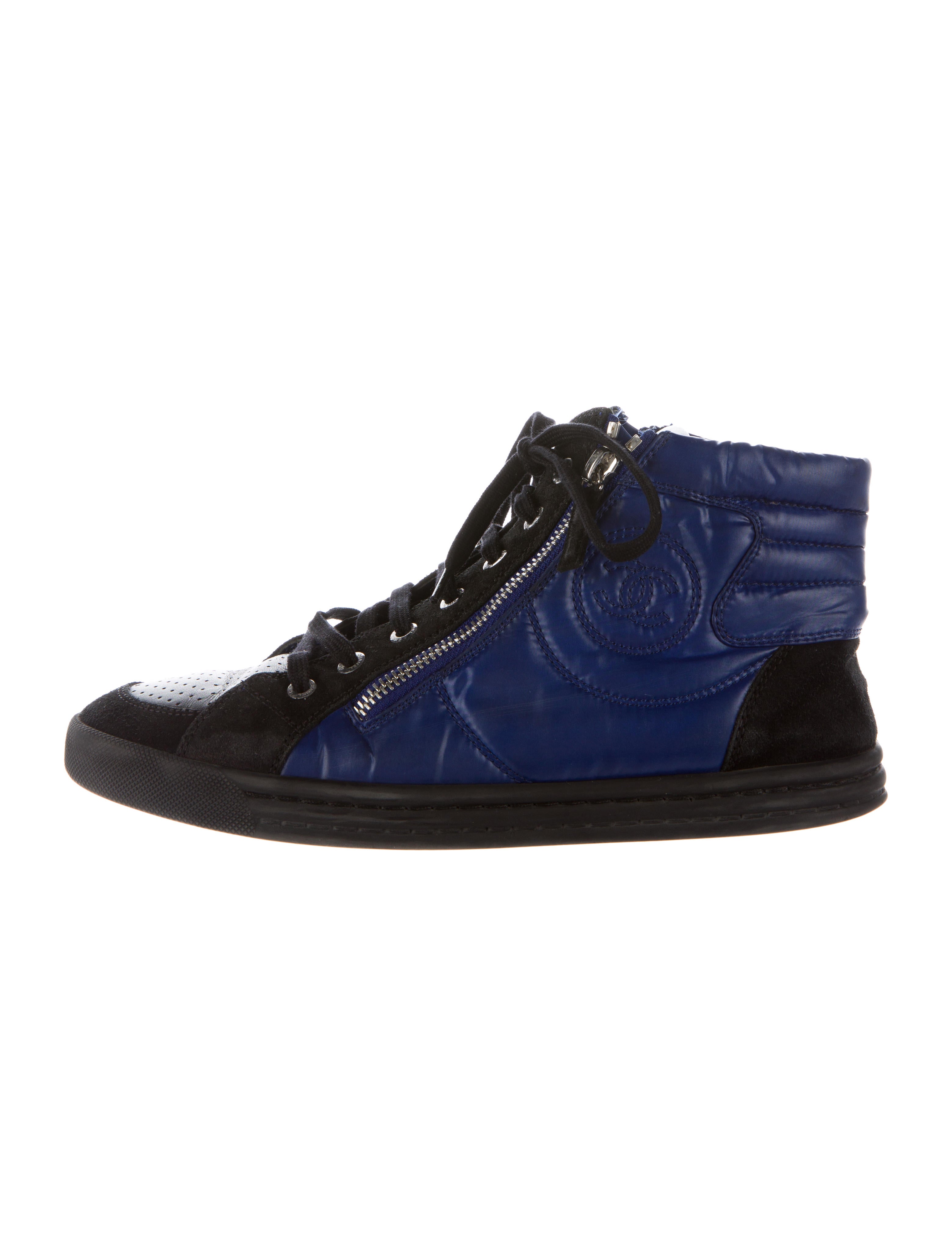 Chanel CC High-Top Sneakers