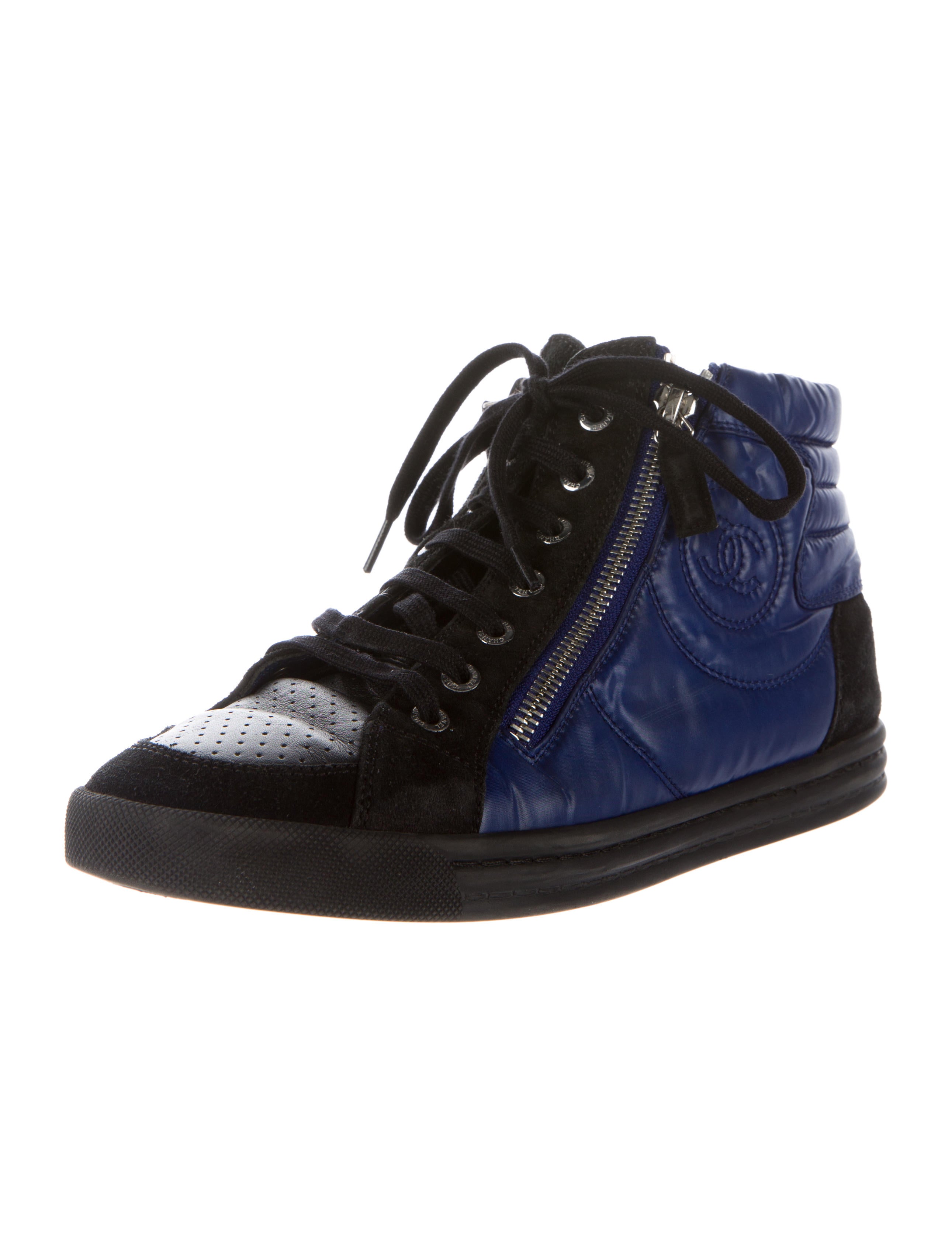 Chanel CC High-Top Sneakers