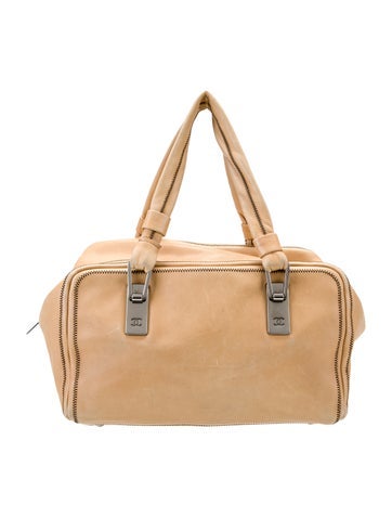 Chanel Shoulder Bags Stitched Boston Bag