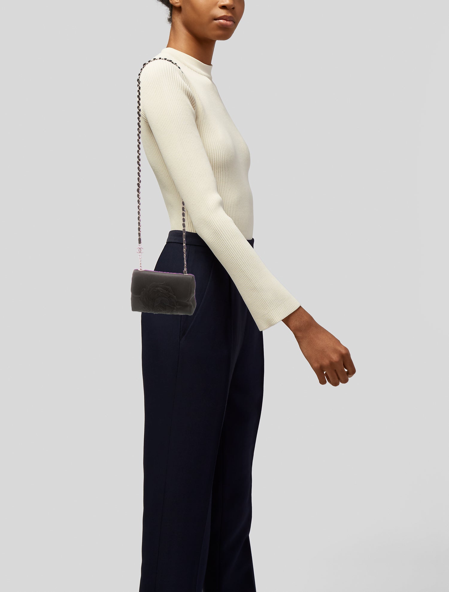 Chanel Mini Camellia Flap Bag