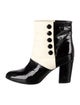 Chanel 2008 Interlocking CC Logo Boots