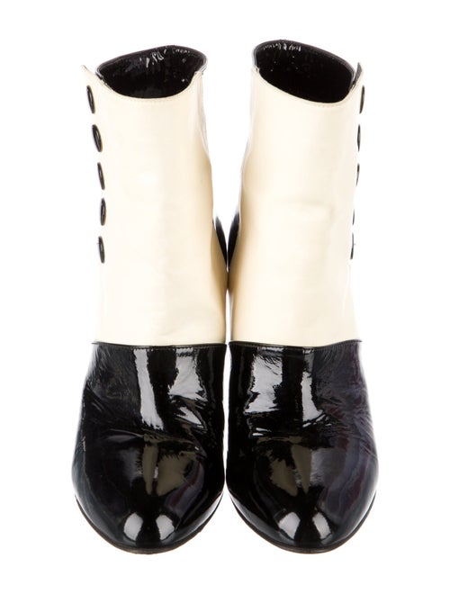 Chanel 2008 Interlocking CC Logo Boots