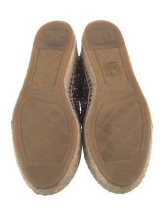 Chanel 2023 Interlocking CC Logo Espadrilles