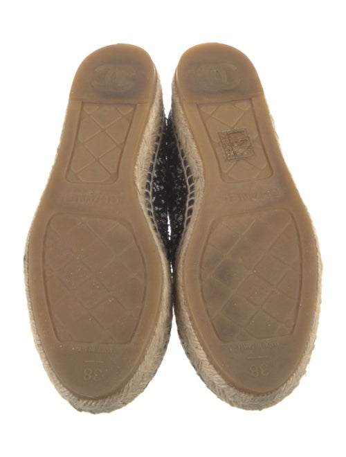 Chanel 2023 Interlocking CC Logo Espadrilles