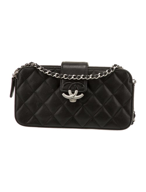 Chanel CC Box Clutch w/ Chain