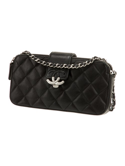 Chanel CC Box Clutch w/ Chain