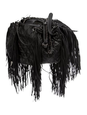 Chanel Paris-Dallas Western Baluchon Bucket Bag