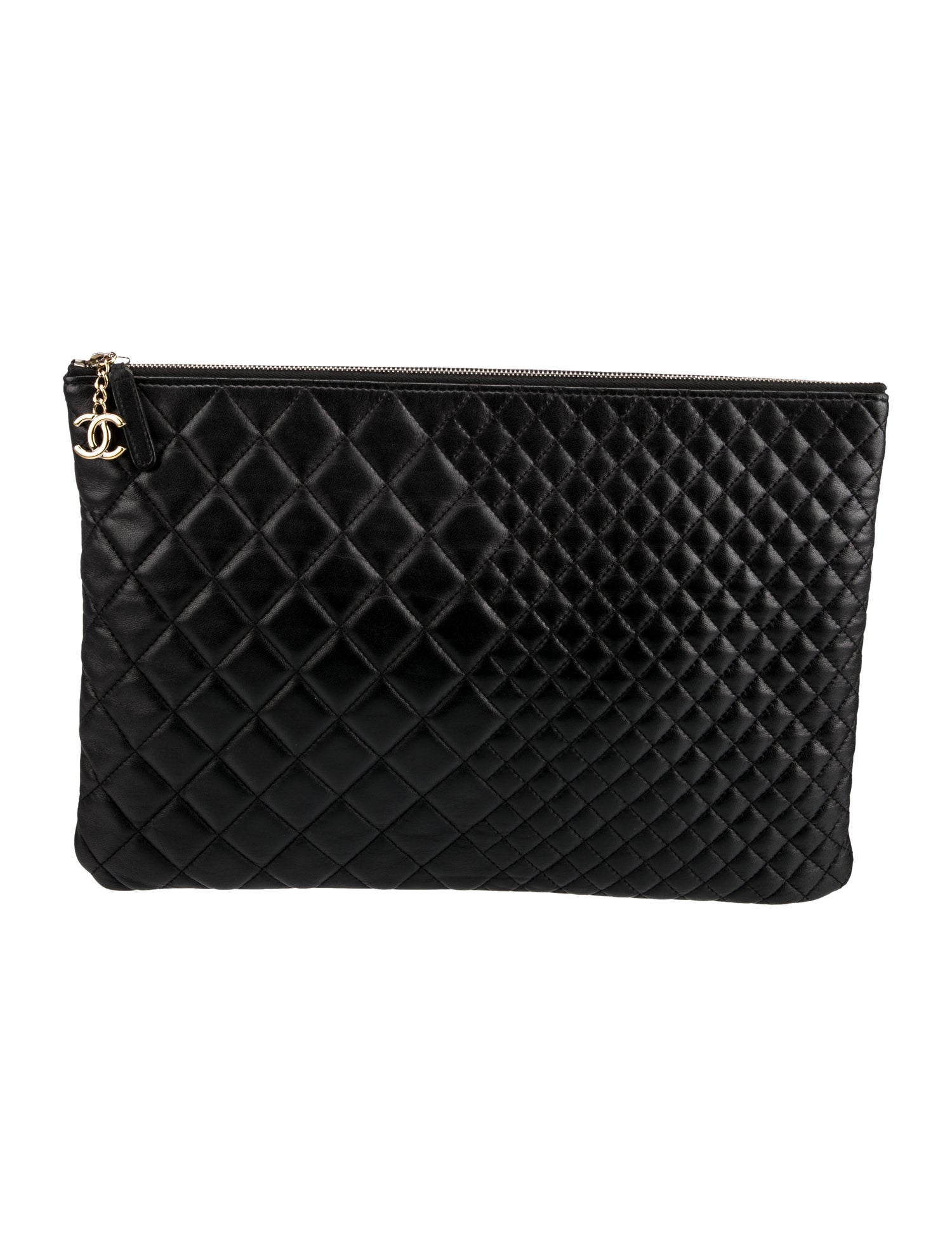 Chanel Large CC Quilted O-Case