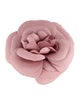 Chanel Vintage Silk Camellia Brooch
