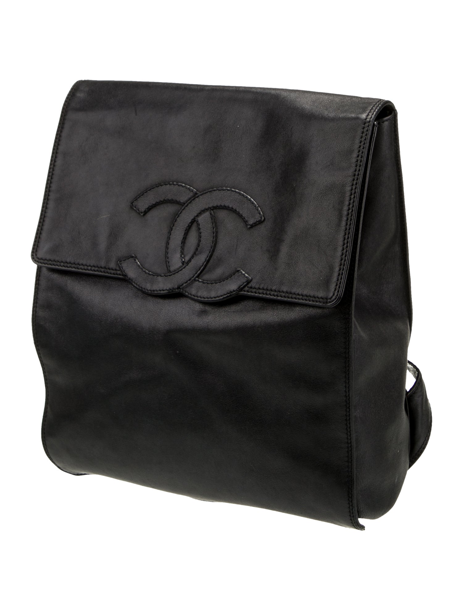 Chanel Leather CC Backpack