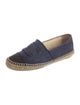 Chanel Canvas Raw-Edge Trim Espadrilles