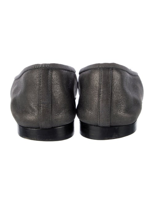 Chanel Interlocking CC Logo Suede Ballet Flats