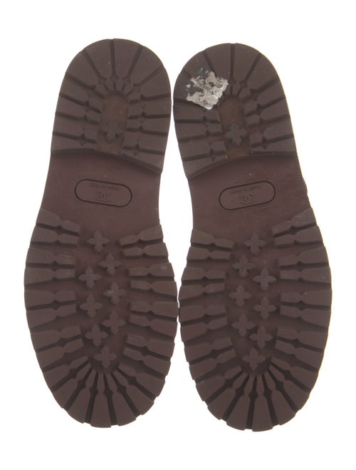 Chanel 2018 Interlocking CC Logo Combat Boots