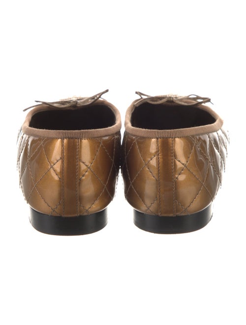 Chanel 2011 Interlocking CC Logo Ballet Flats