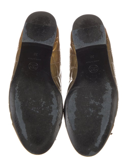 Chanel 2011 Interlocking CC Logo Ballet Flats