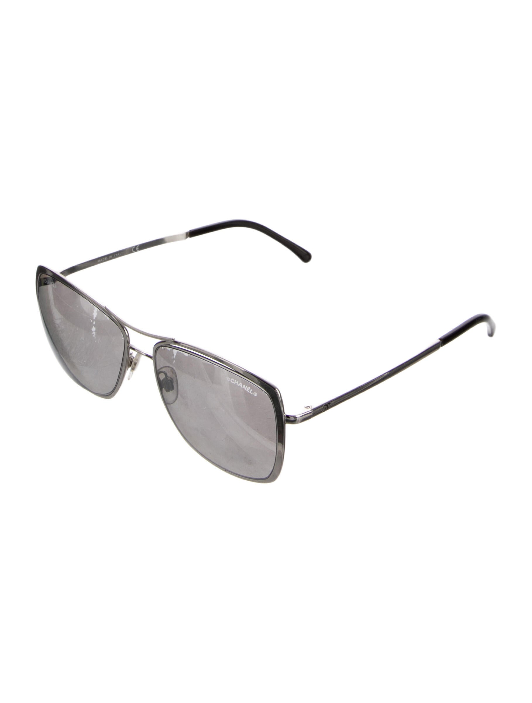 Chanel Aviator Tinted Sunglasses