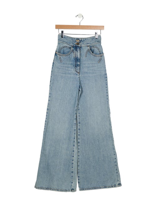 Chanel 2020 Wide Leg Jeans