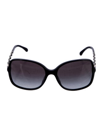 Chanel Interlocking CC Logo Square Sunglasses