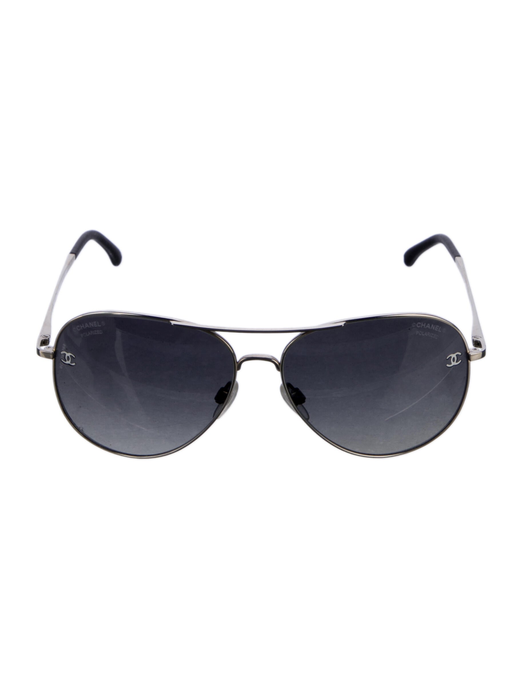 Chanel Interlocking CC Logo Aviator Sunglasses