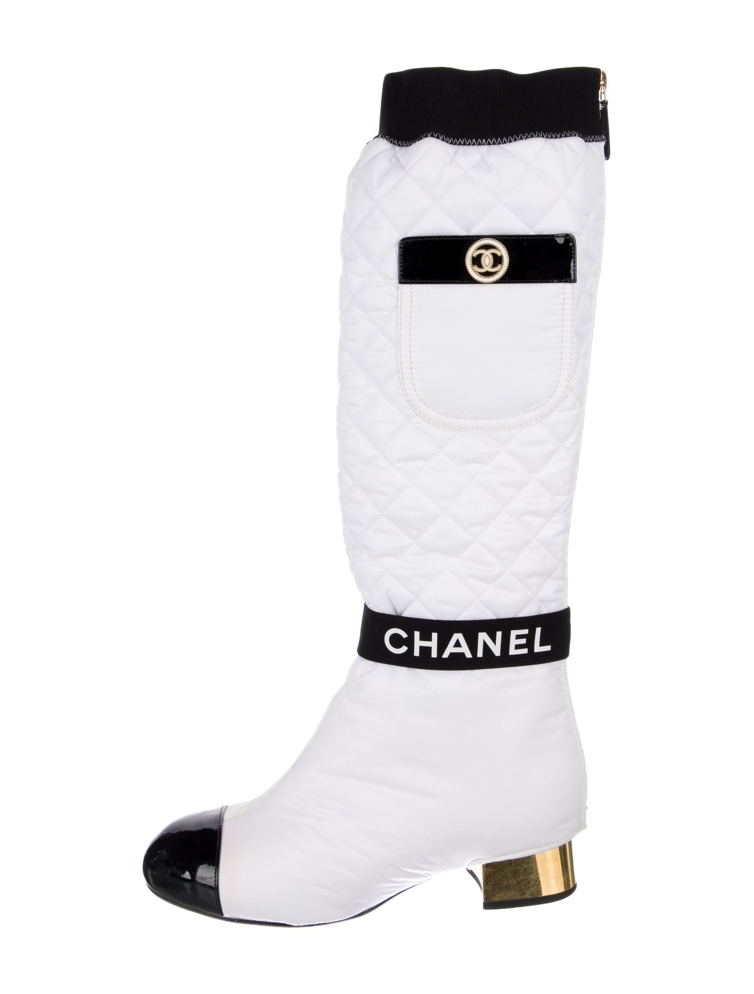 Chanel 2021 Interlocking CC Logo Boots