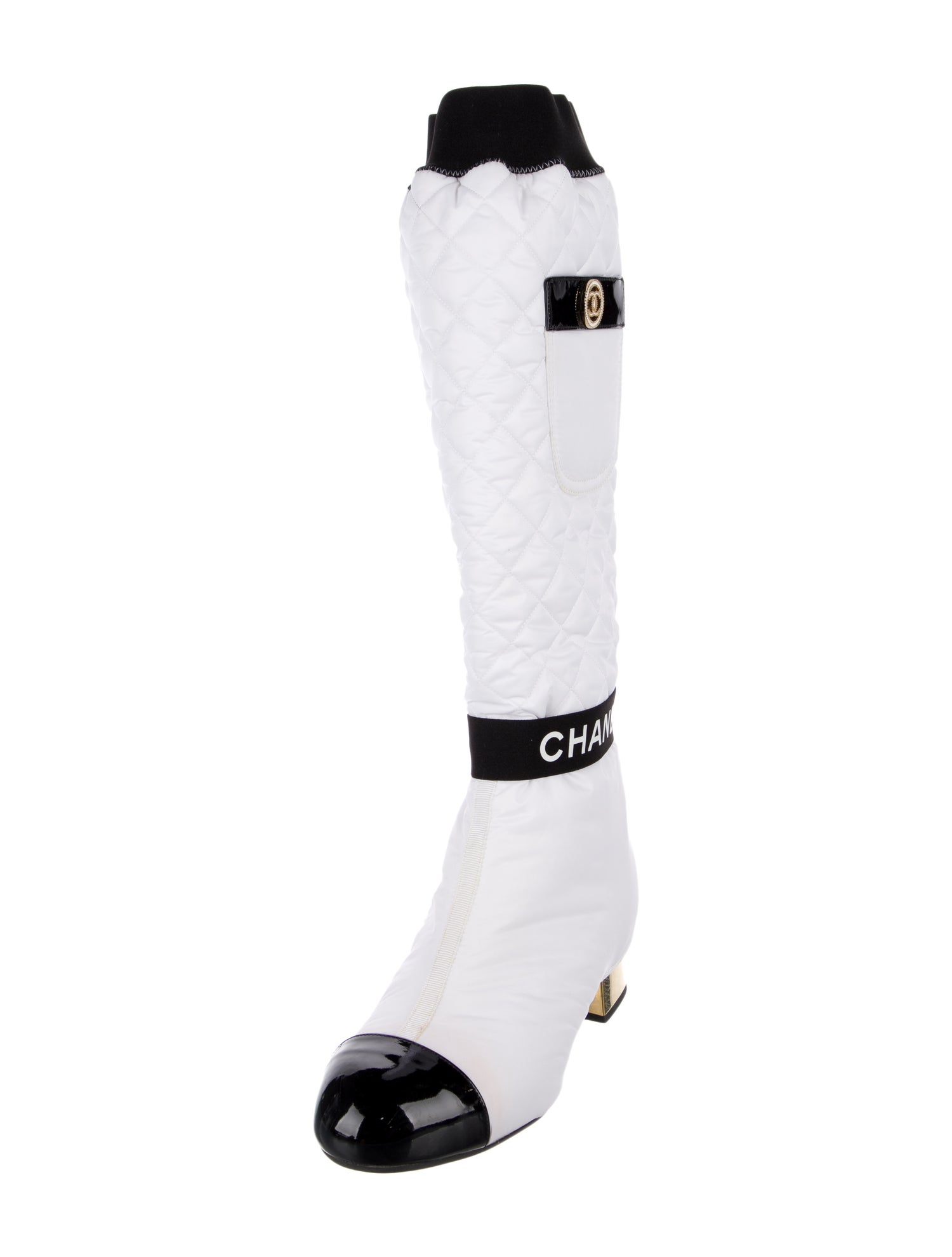 Chanel 2021 Interlocking CC Logo Boots