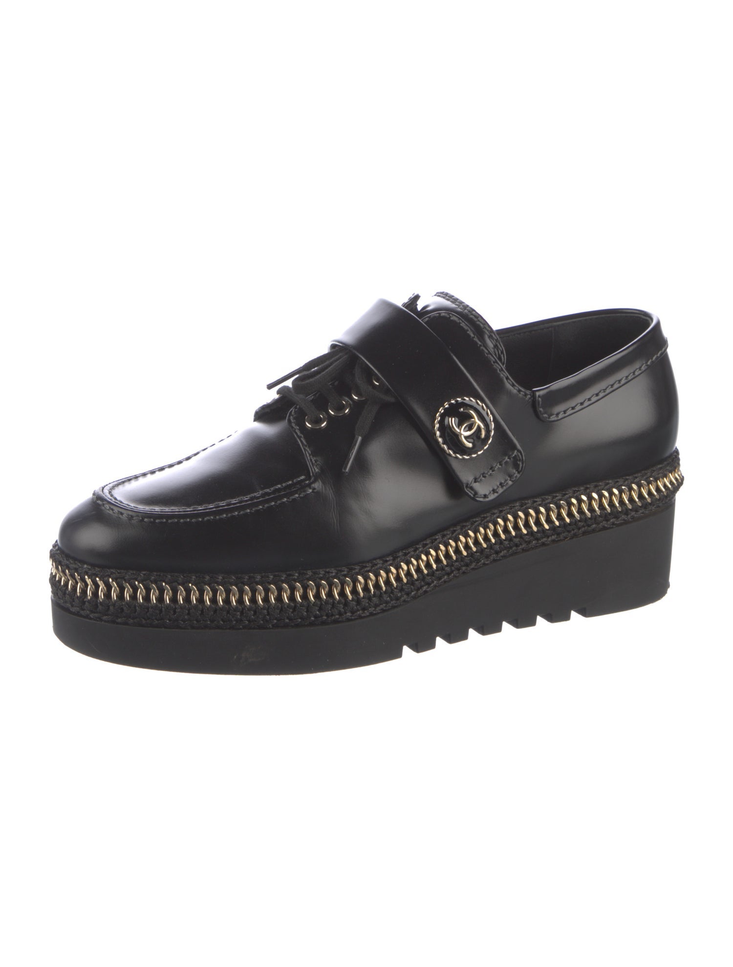 Chanel 2021 Interlocking CC Logo Oxfords