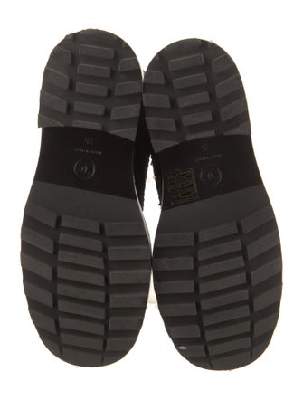 Chanel 2021 Interlocking CC Logo Combat Boots