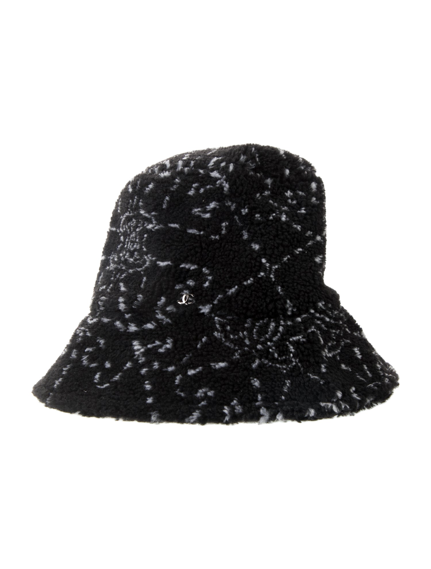 Chanel 2021 Faux Fur CC Bucket Hat