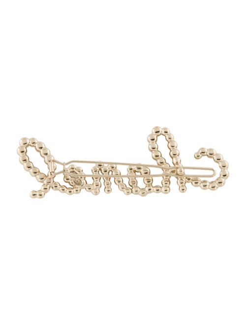 Chanel Swirling Pearls Hair Clip