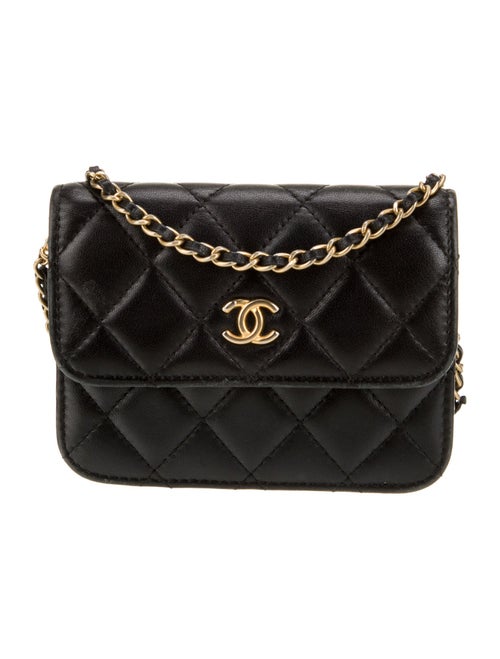 Chanel Mini Pearl Crush Clutch w/ Chain