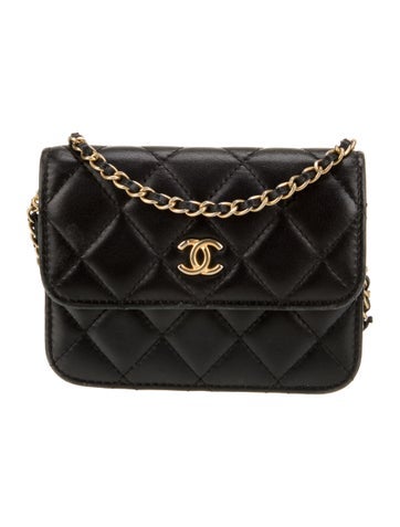 Chanel Mini Bags Pearl Crush Clutch w/ Chain