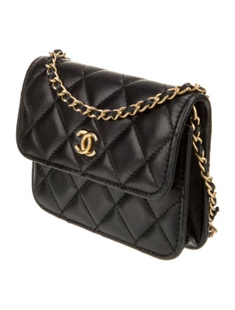 Chanel Mini Pearl Crush Clutch w/ Chain