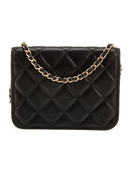 Chanel Mini Pearl Crush Clutch w/ Chain