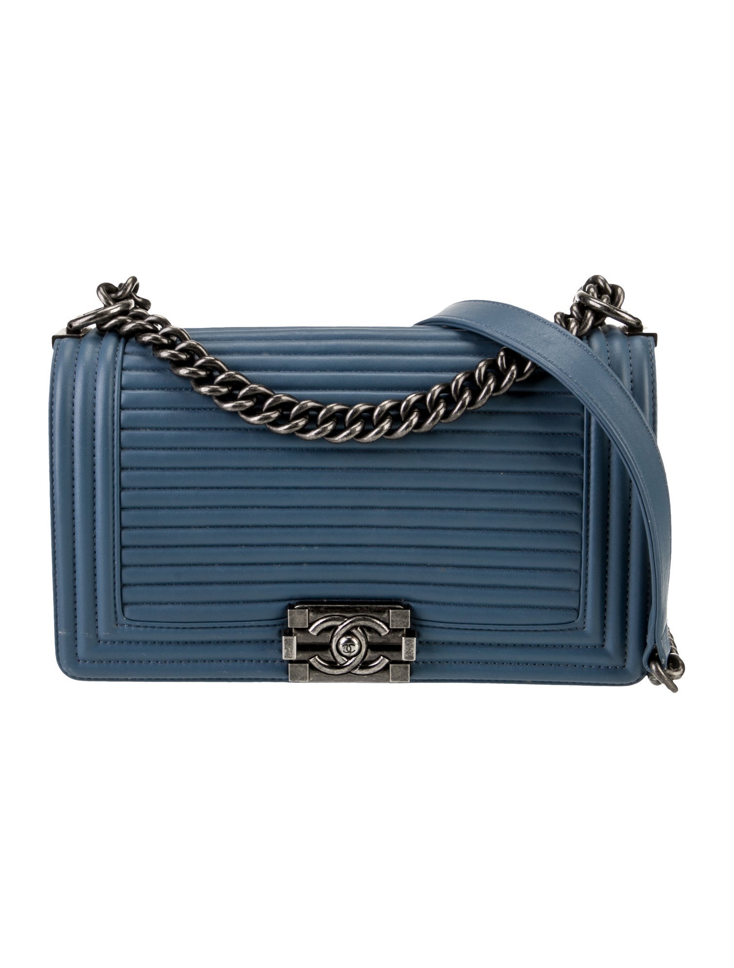 Chanel Medium Horiztonal Quilt Boy Bag