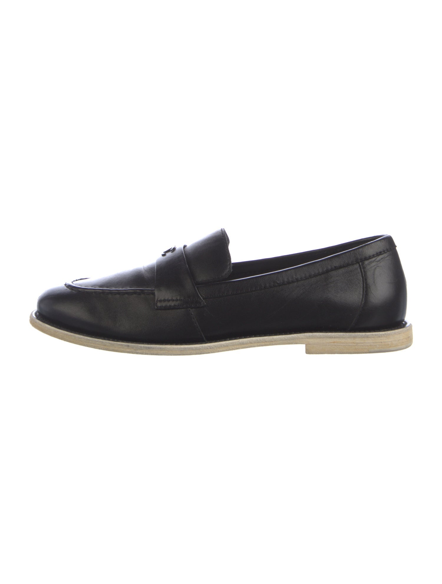 Chanel 2016 Interlocking CC Logo Loafers