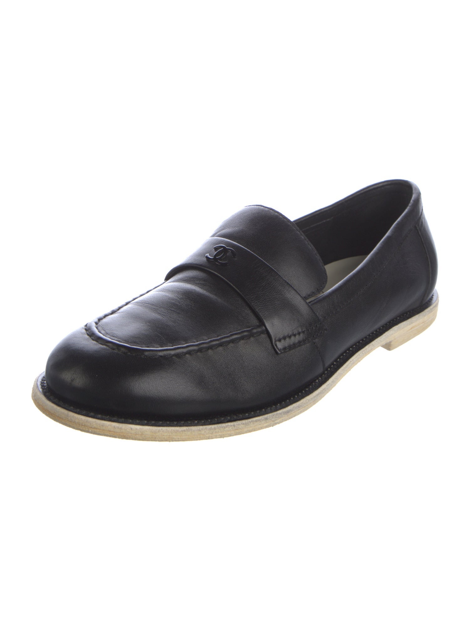 Chanel 2016 Interlocking CC Logo Loafers