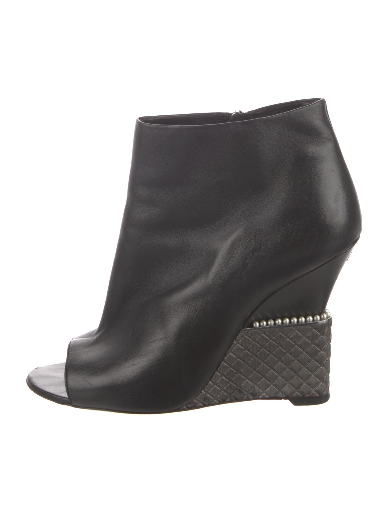 Chanel 2017 Interlocking CC Logo Boots