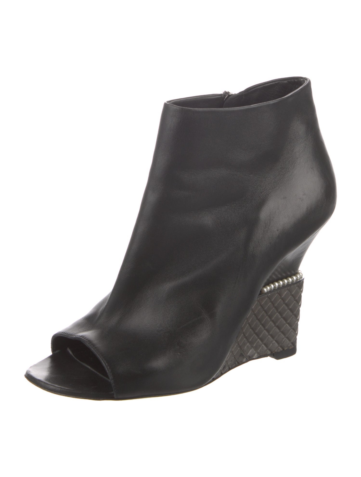 Chanel 2017 Interlocking CC Logo Boots