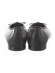Chanel Interlocking CC Logo Leather Ballet Flats