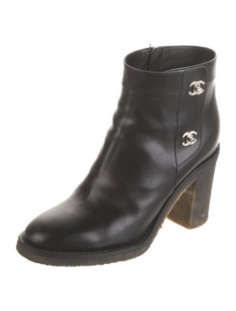 Chanel Leather Boots