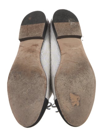 Chanel Interlocking CC Logo Bow Accents Ballet Flats